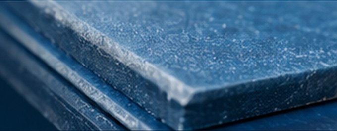Bordo di una lastra in materiale composito